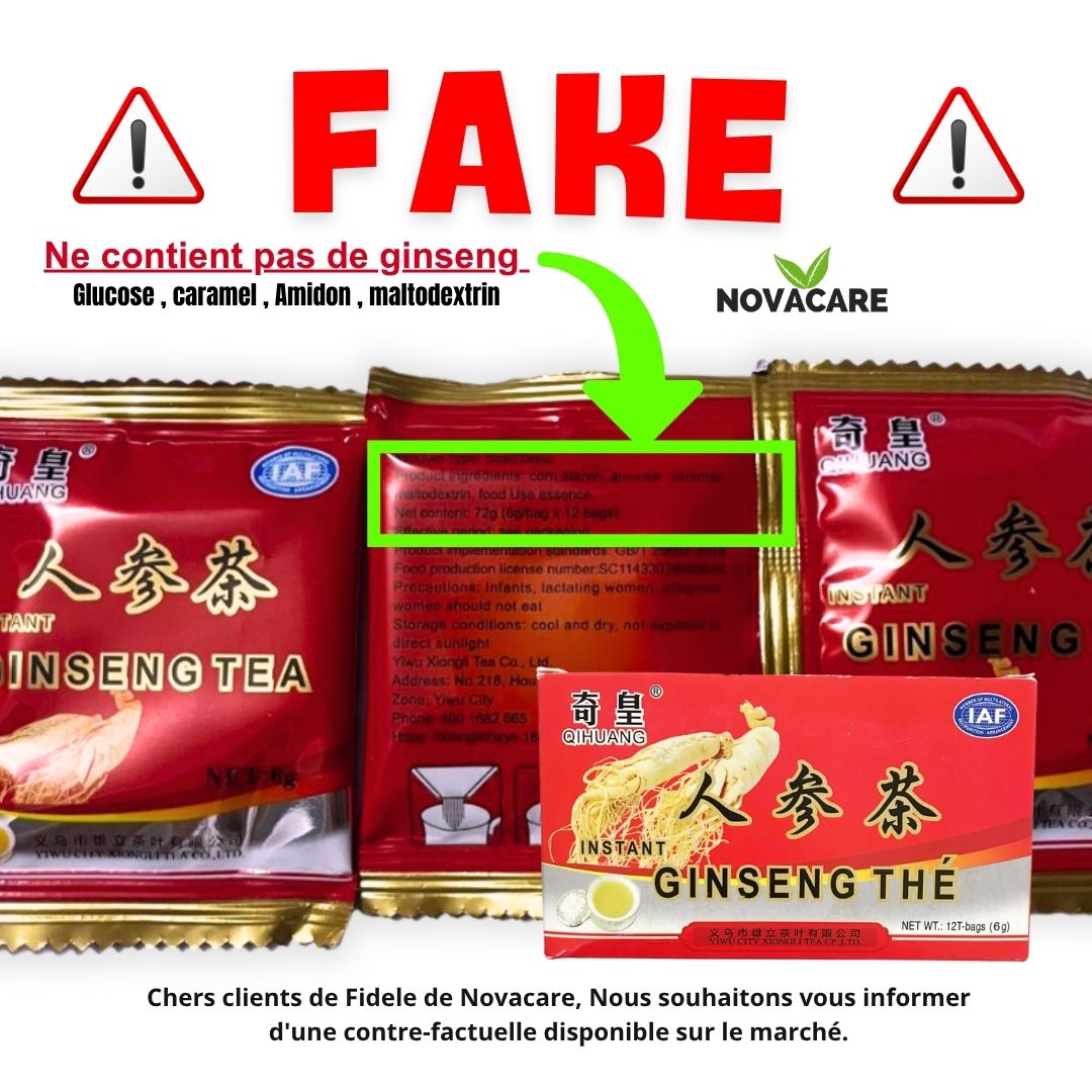 Ginseng Tea Original – Pack de 20 thés contre la faiblesse sexuelle