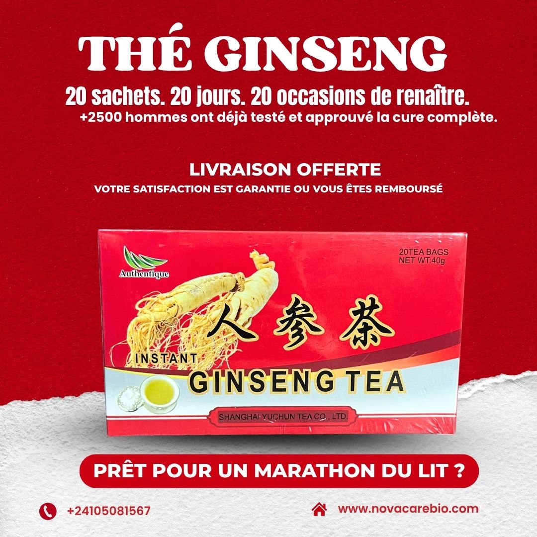 Ginseng Tea Original – Pack de 20 thés contre la faiblesse sexuelle