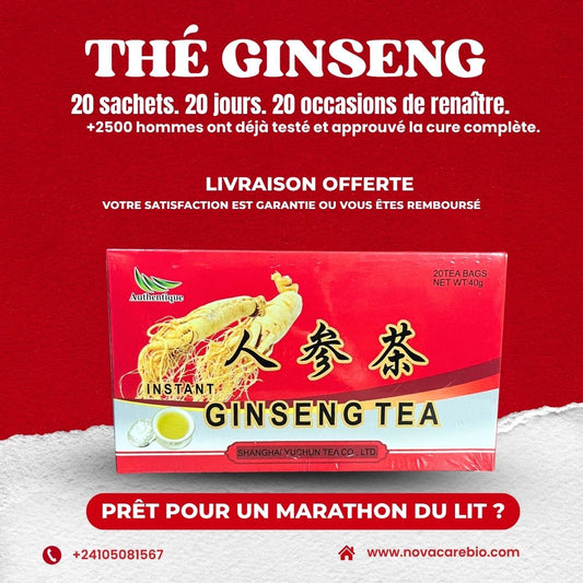 Ginseng Tea Original – Pack de 20 thés contre la faiblesse sexuelle
